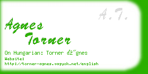 agnes torner business card